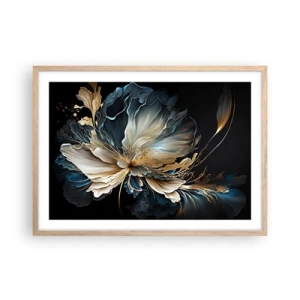 Poszter világos tölgy keretben - Mesebeli páfrányvirág - 70x50 cm