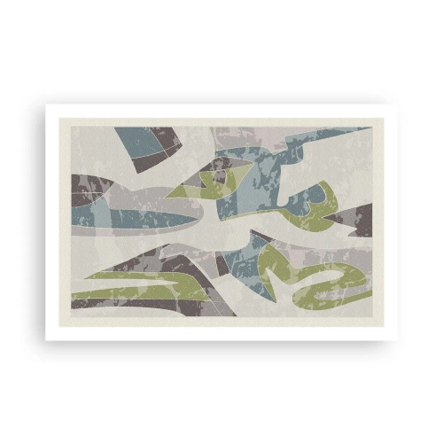 Poszter - Kompozíció üveg mögött - 91x61 cm