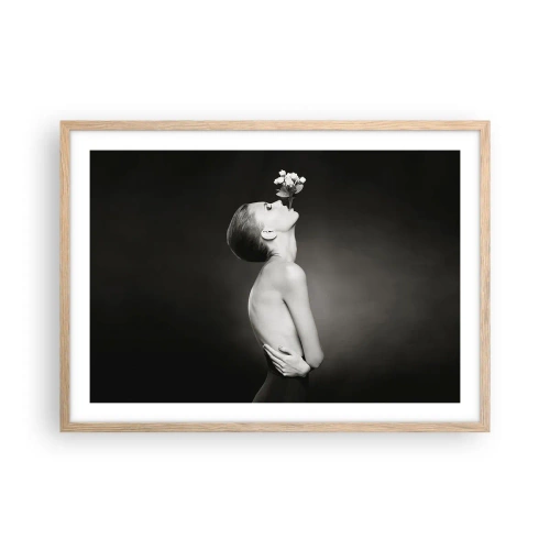 Poszter világos tölgy keretben - Excentrikus elegancia - 70x50 cm