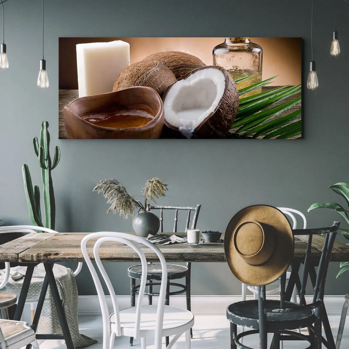 Vászonkép - Egészség a trópusi szigetekről - 140x50 cm