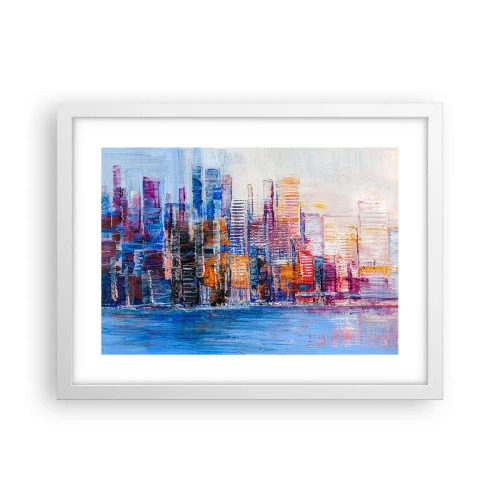 Poszter fekete keretben - Egy vidám metropolisz - 40x30 cm