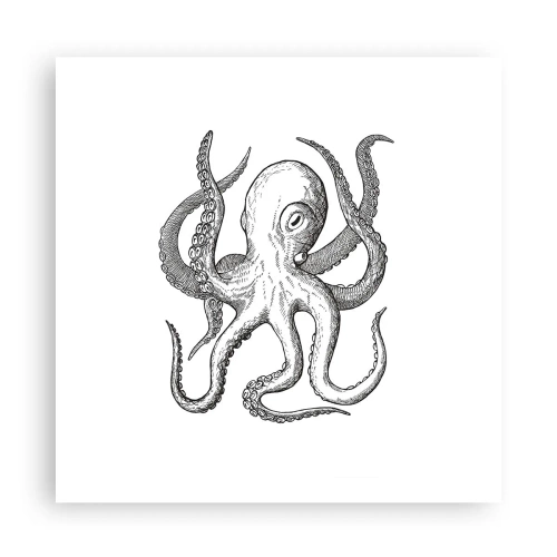 Poszter - Hullámokkal táncoló - 60x60 cm