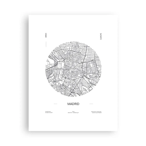 Poszter - Madrid anatómiája - 30x40 cm