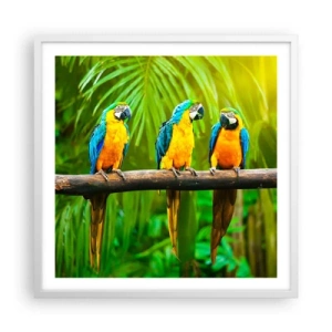 Poszter fekete keretben - És hallottad, hogy ő…? - 60x60 cm