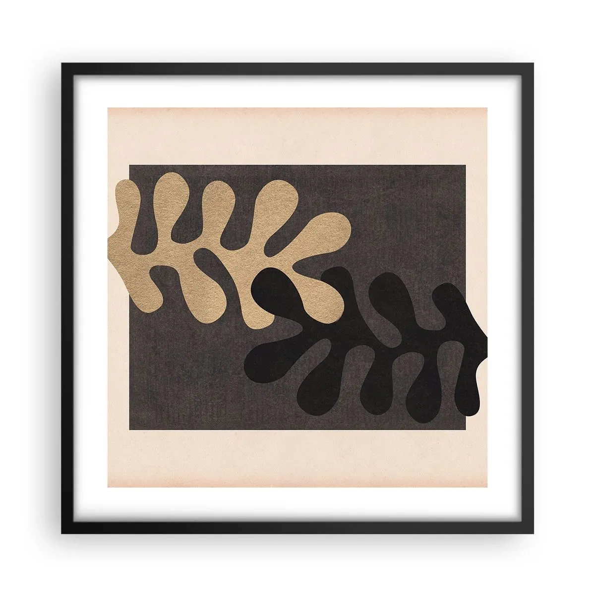 Poszter fehér keretben - Hiány és kiegészítés - 50x50 cm