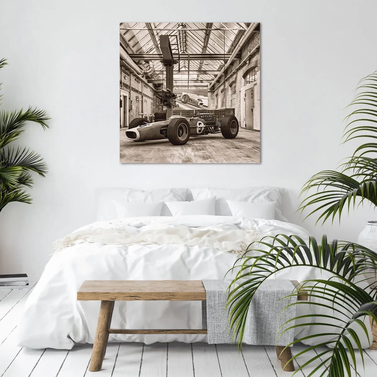 Vászonkép - A győztes pihenője - 60x60 cm