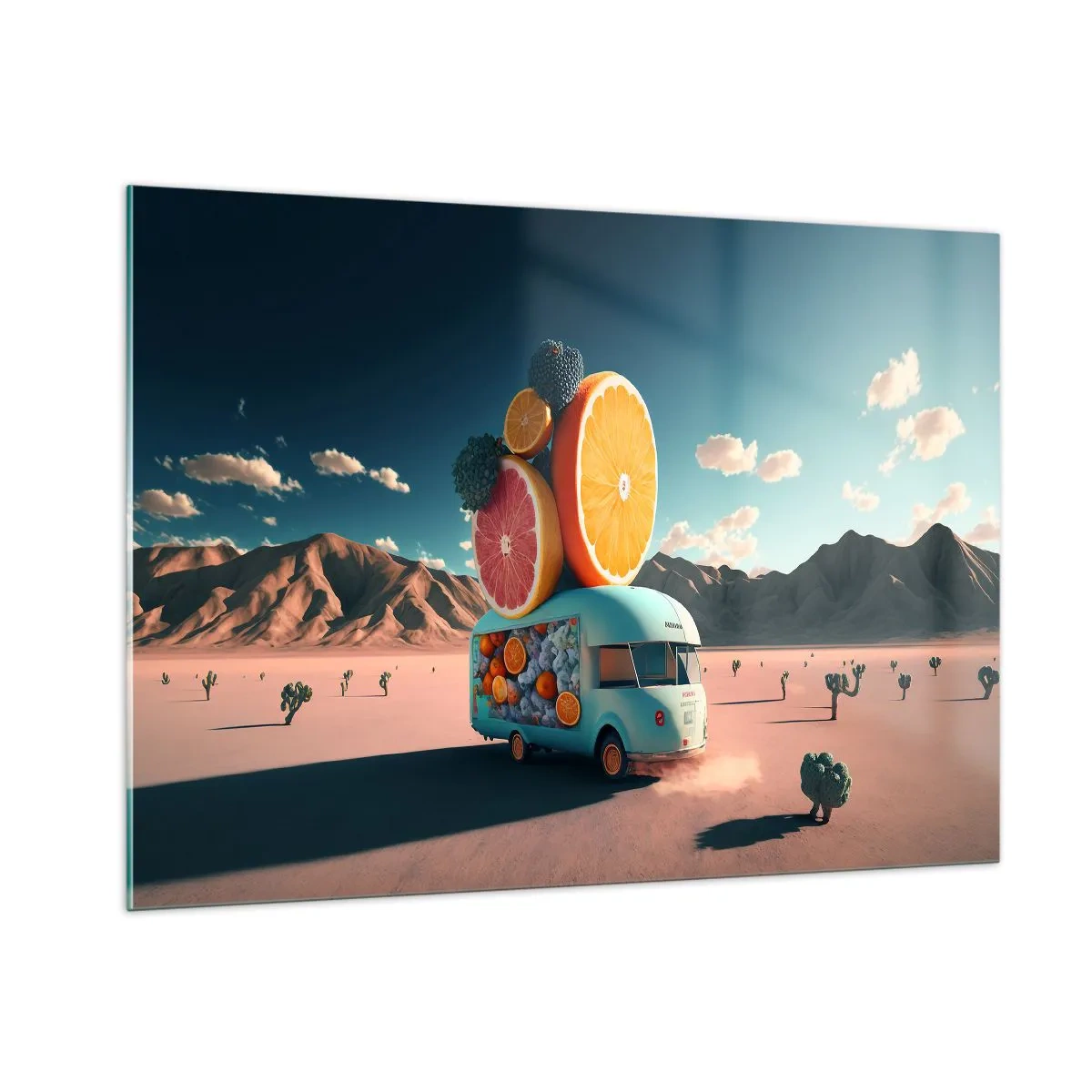 Üveg kép - A nyaralás íze - 100x70 cm