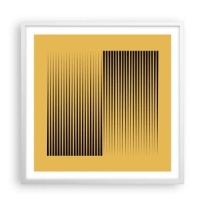 Poszter fekete keretben - Az ellentétek négyzete - 60x60 cm