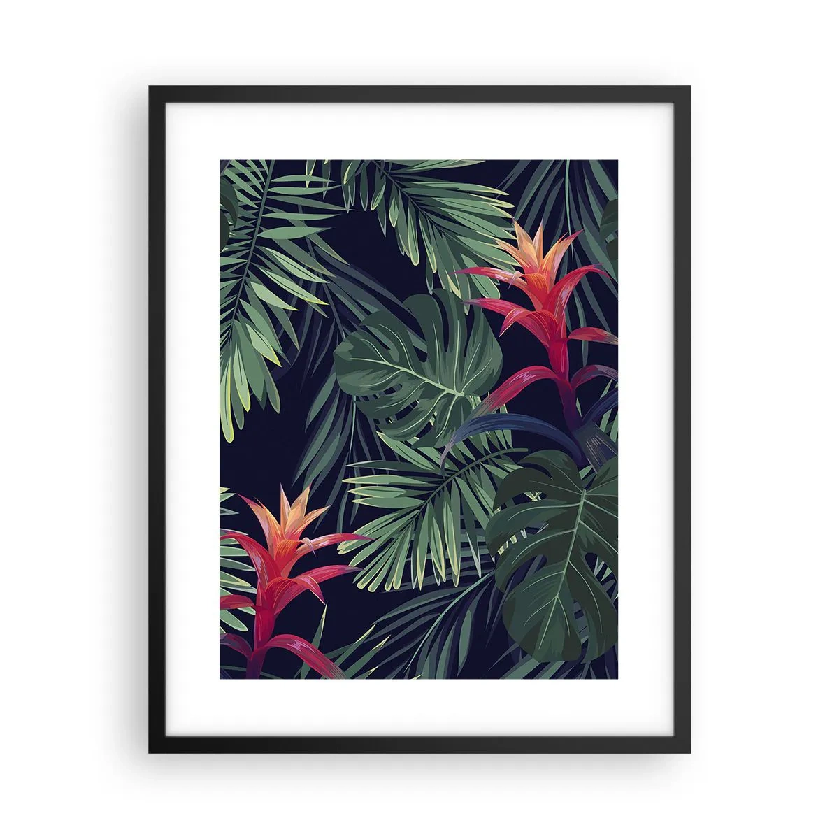 Poszter fehér keretben - Zölden égni - 40x50 cm