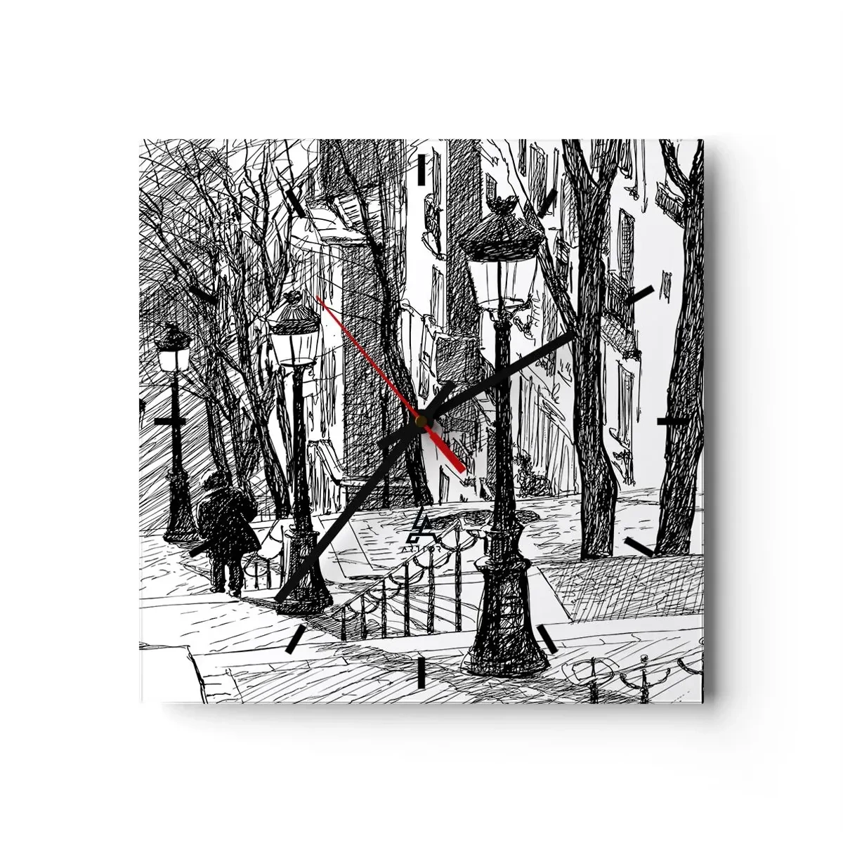 Falióra, Óra - Szerelmi történet, vagy horrorregény? - 30x30 cm