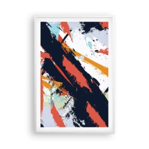 Poszter fekete keretben - Dinamikus kompozíció - 61x91 cm