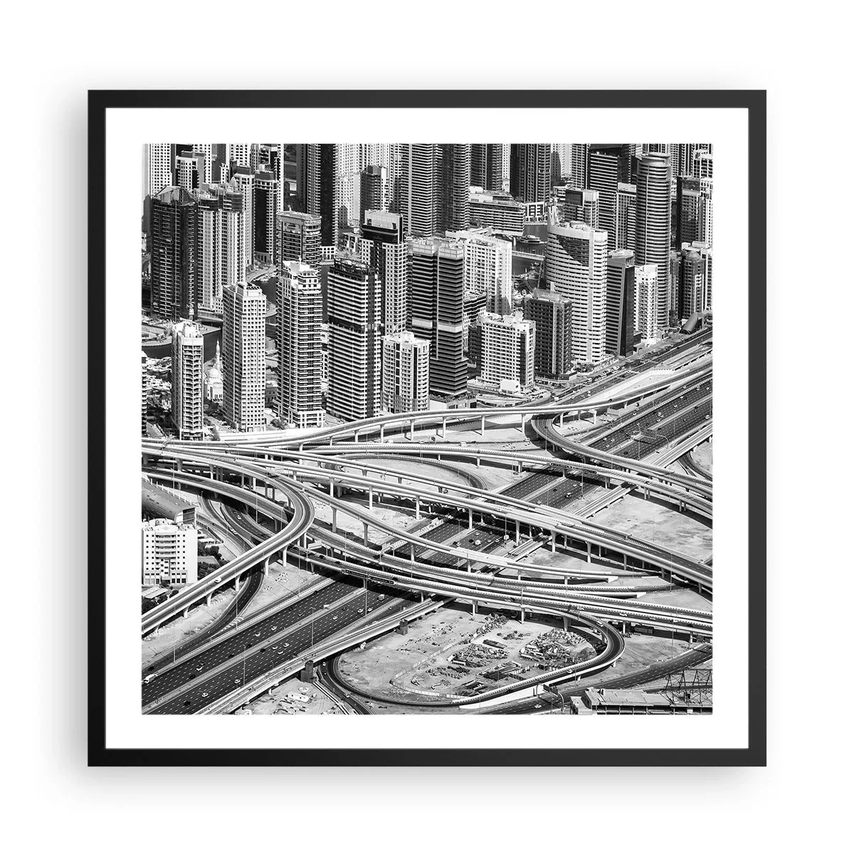 Poszter fehér keretben - Dubai – a lehetetlen város - 60x60 cm