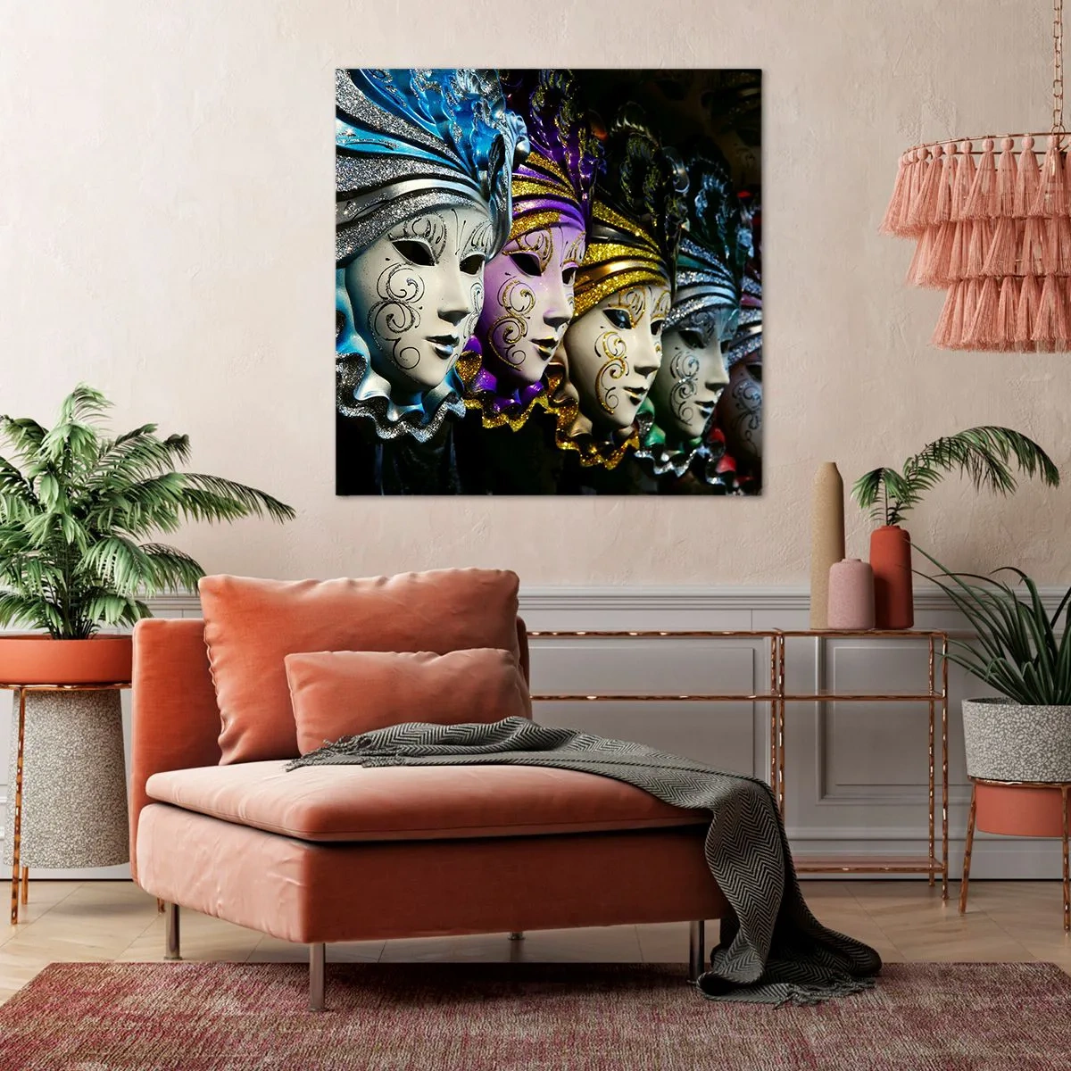 Vászonkép - Rejtély aranyban és ezüstben - 70x70 cm