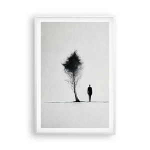 Poszter fekete keretben - Mindannyian vándorolunk - 61x91 cm