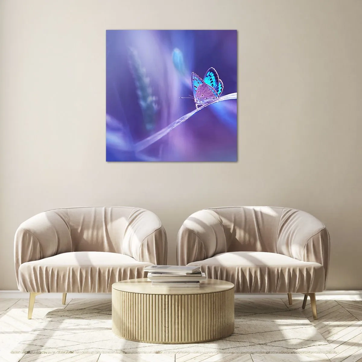 Üveg kép - A természet gyöngyszeme - 70x70 cm