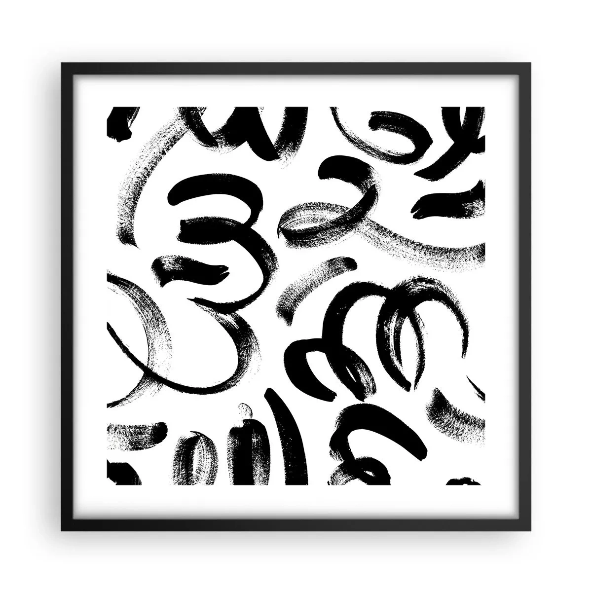 Poszter fehér keretben - Feketén-fehéren - 50x50 cm