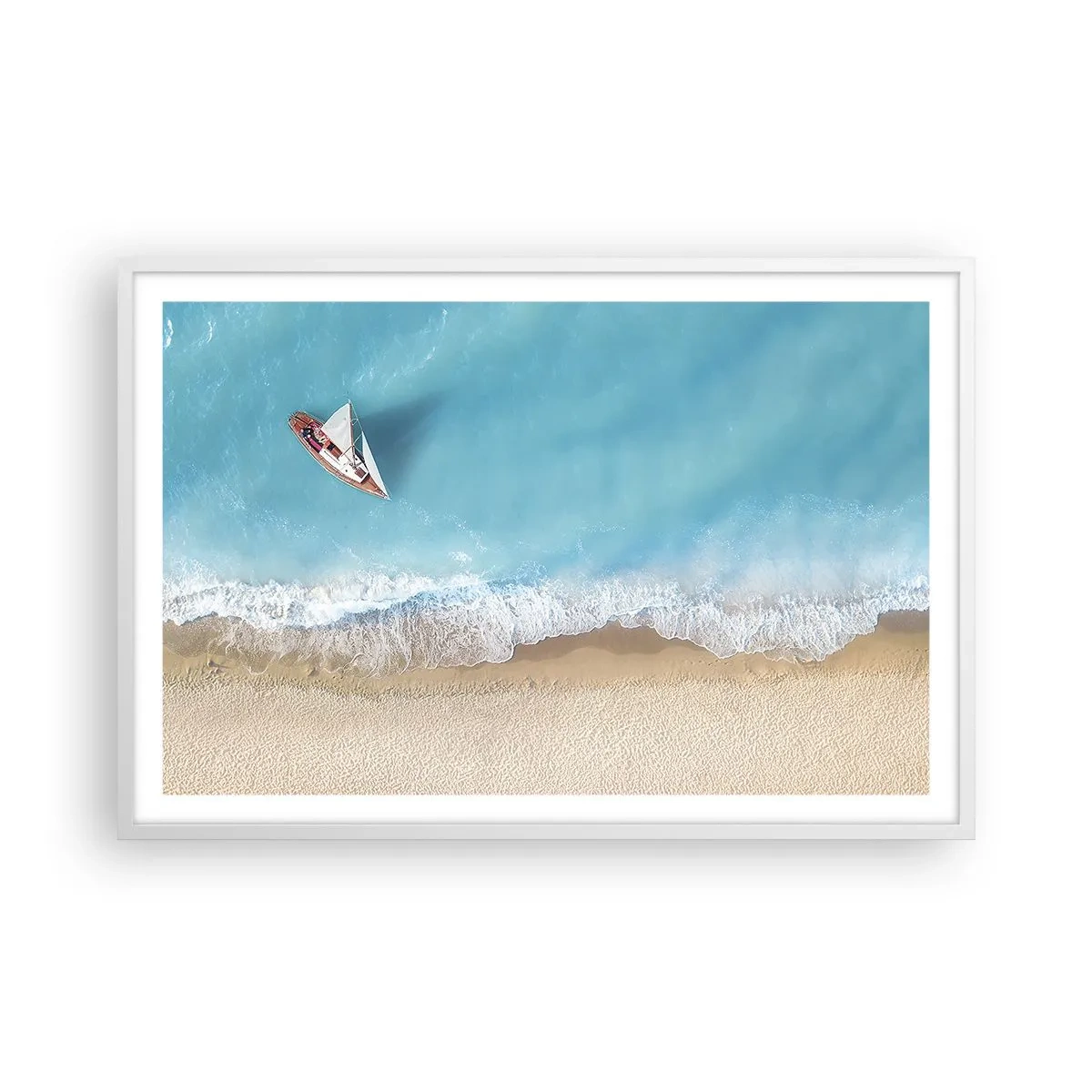 Poszter fekete keretben - A kék és az arany határán - 91x61 cm