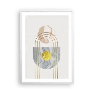 Poszter fekete keretben - Fényerő és ragyogás - 50x70 cm