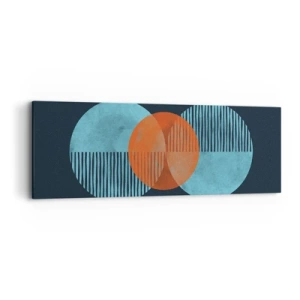 Vászonkép - Szimmetrikus kompozíció - 90x30 cm