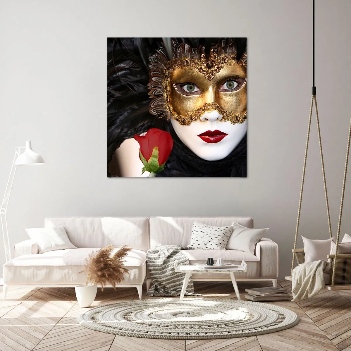 Vászonkép - Mert az élet egy nagy bál - 60x60 cm