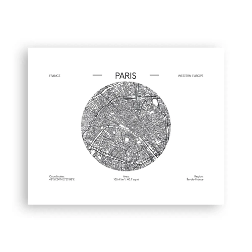 Poszter - Párizs anatómiája - 50x40 cm