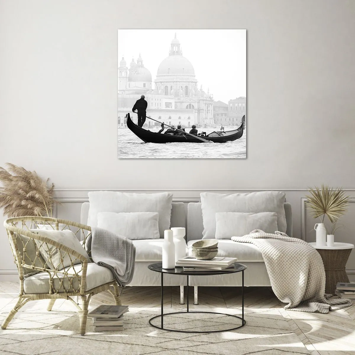 Üveg kép - Utazás a szépség forrásaihoz - 30x30 cm