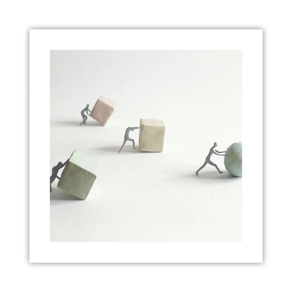 Poszter - Maga az élet - 40x40 cm