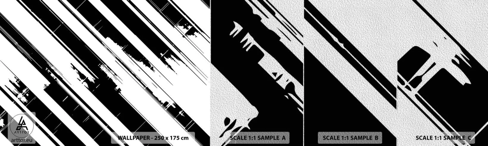 Fotótapéta Minta Premium Sand - Intenzív és dinamikus kompozíció - Vektor, Minimalizmus, Modern - 100x30 cm