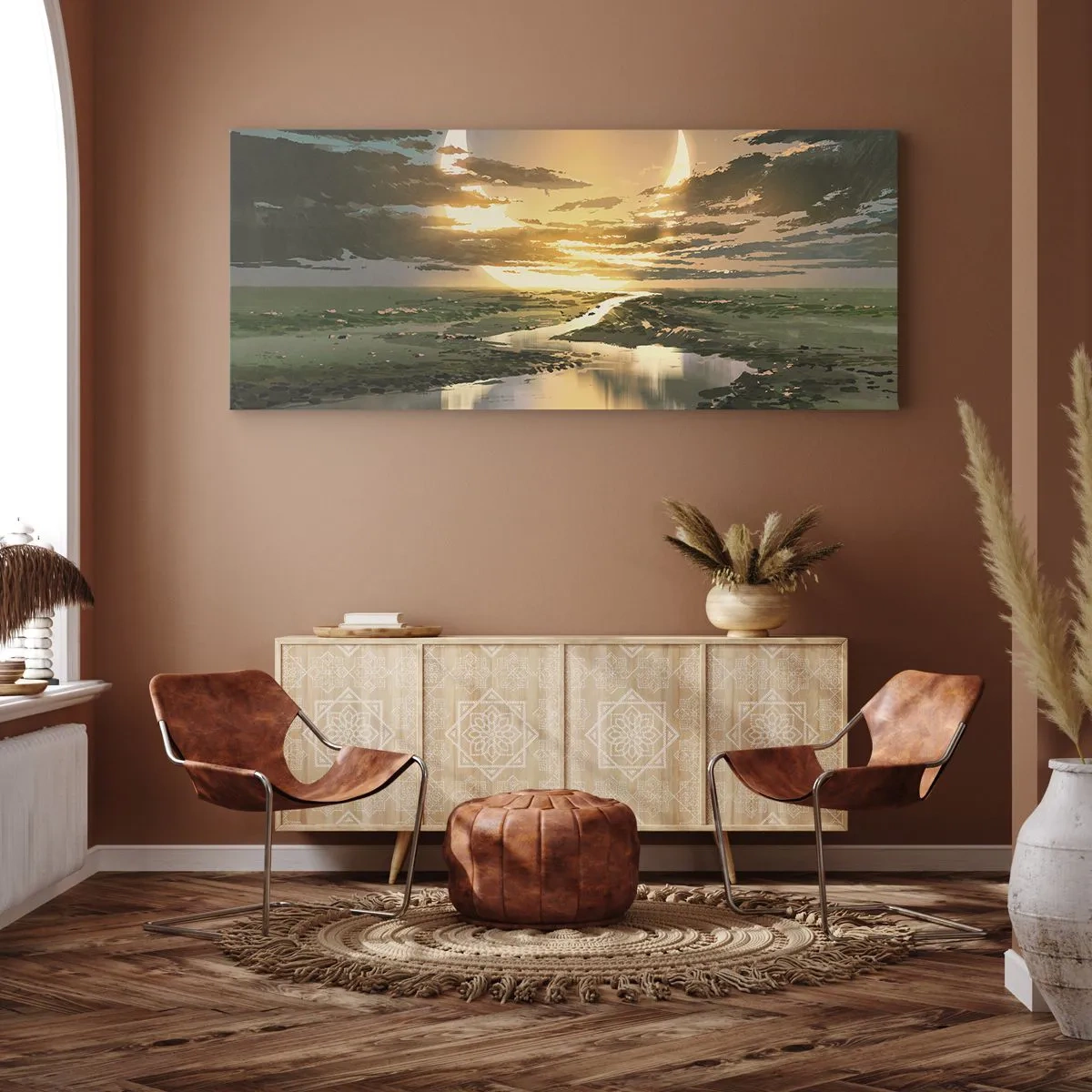 Vászonkép - Valahol egy messzi-messzi galaxisban - 140x50 cm