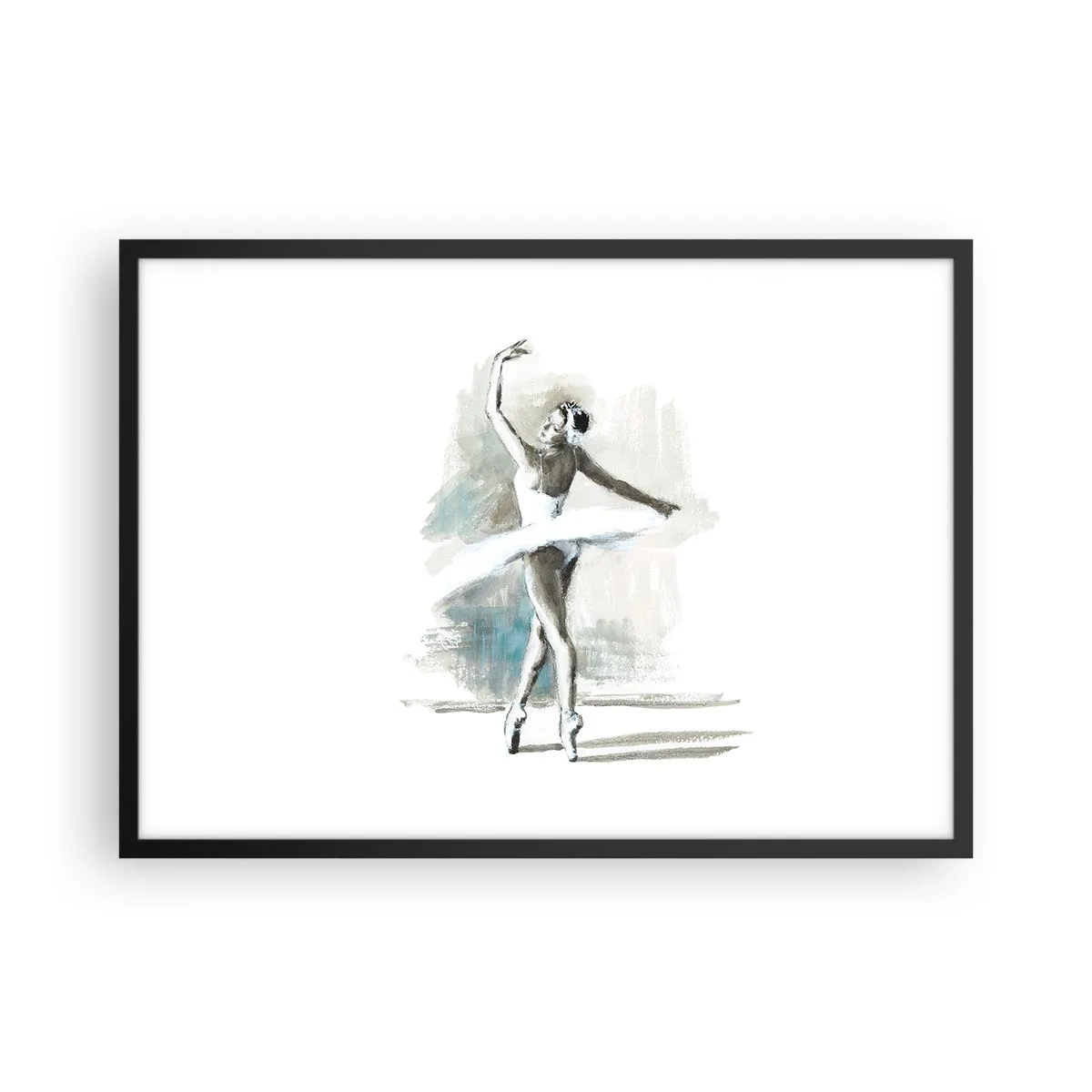 Poszter fehér keretben - Hattyúvá varázsolva - 70x50 cm
