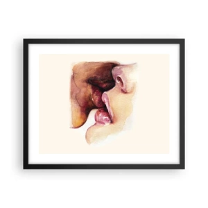 Poszter fehér keretben - Mint éjszaka és nap, föld és ég - 50x40 cm