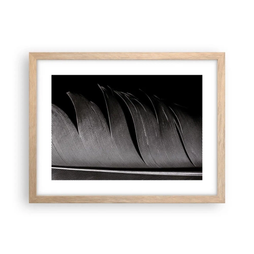 Poszter világos tölgy keretben - Toll - egy csodálatos konstrukció - 40x30 cm