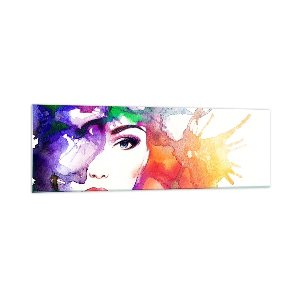 Üveg kép - Fejjel a felhőkben - 160x50 cm