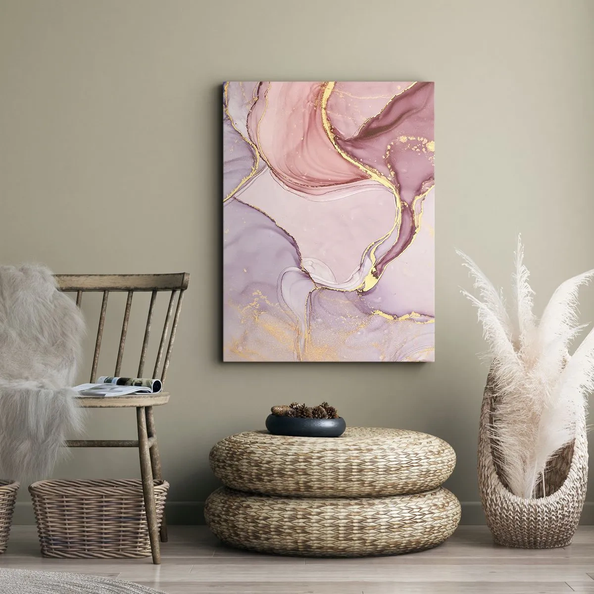 Vászonkép - A színek simogatása - 55x100 cm