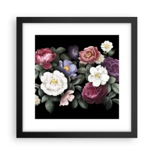 Poszter fehér keretben - Az angol kertből - 30x30 cm