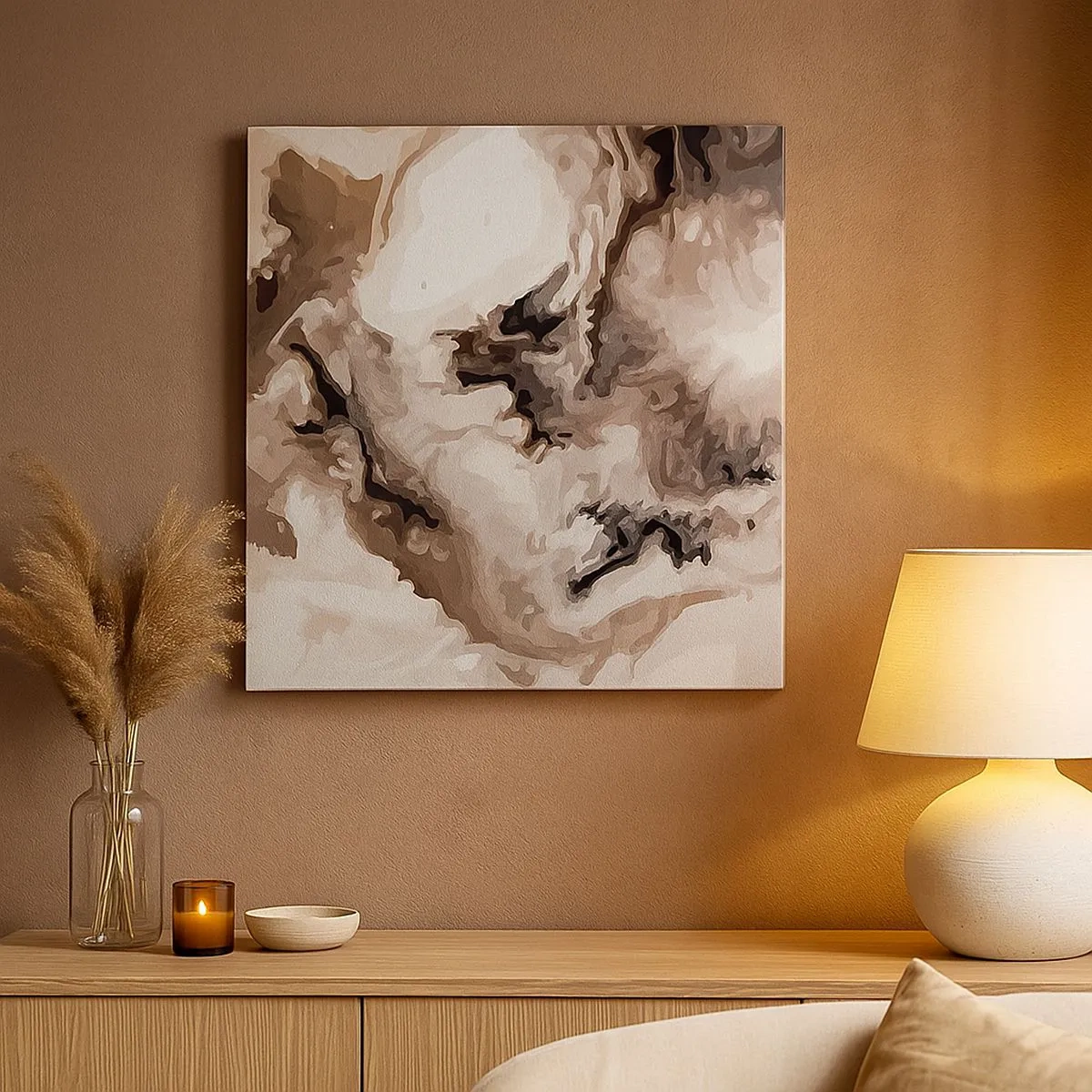 Vászonkép - Egy galaxis születése - 30x30 cm