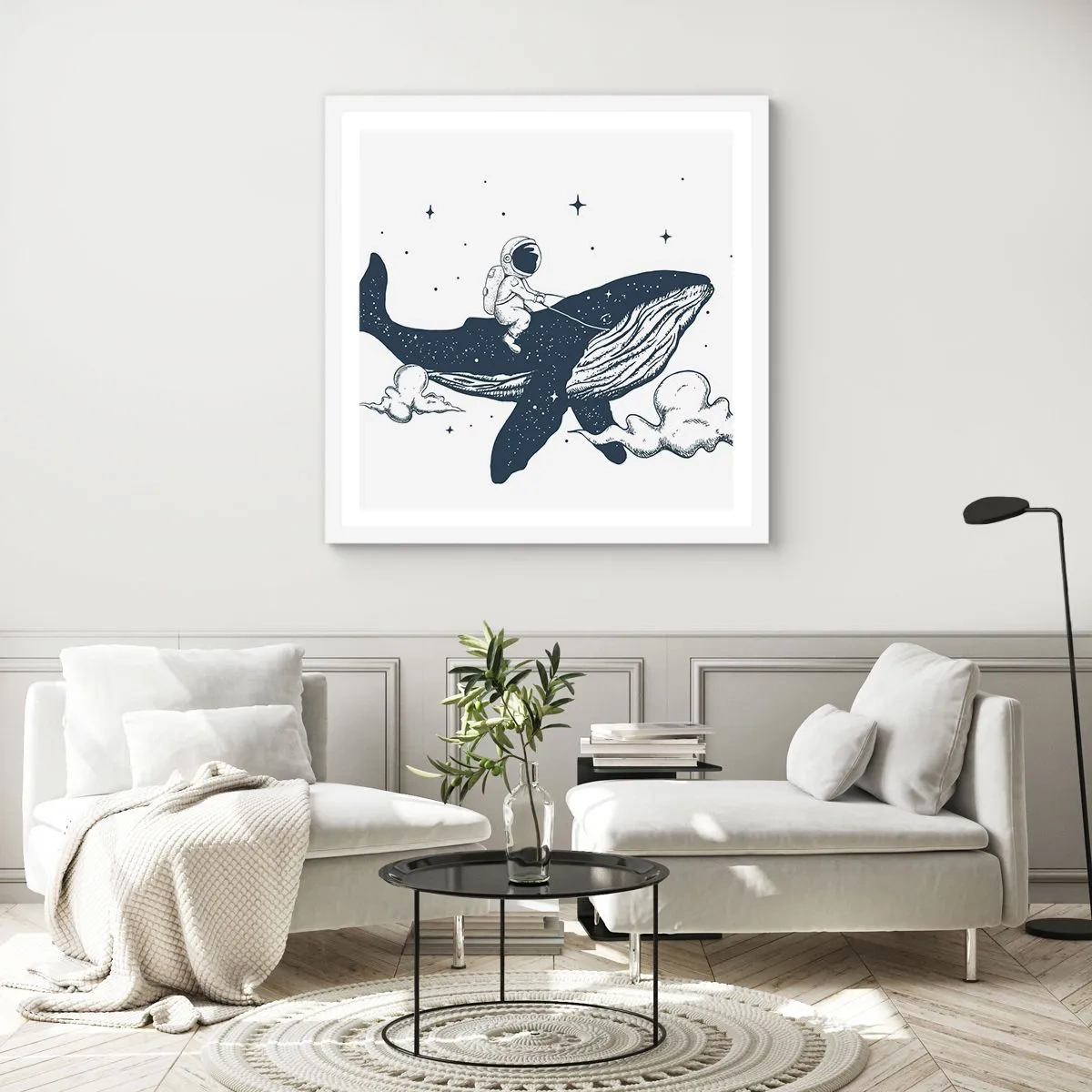 Poszter fekete keretben - Egy kozmikus kaland - 30x30 cm