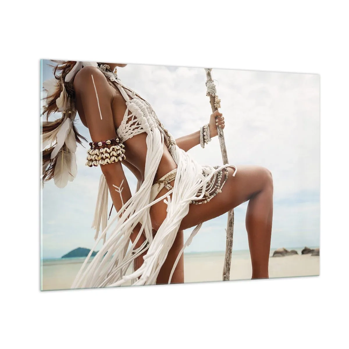 Üveg kép - A nap papnője - 100x70 cm