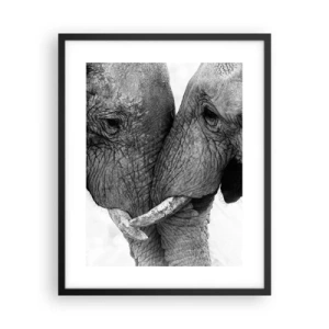 Poszter fehér keretben - Szívélyes vallomás - 40x50 cm