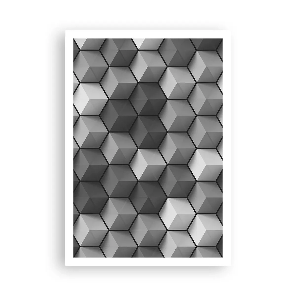 Poszter - Kubista kirakós - 70x100 cm