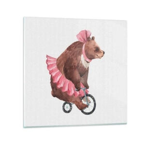 Üveg kép - Micsoda cirkusz! - 70x70 cm