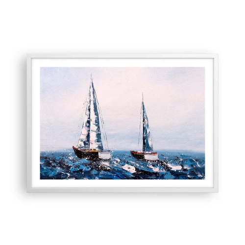 Poszter fekete keretben - A szél testvérisége - 70x50 cm