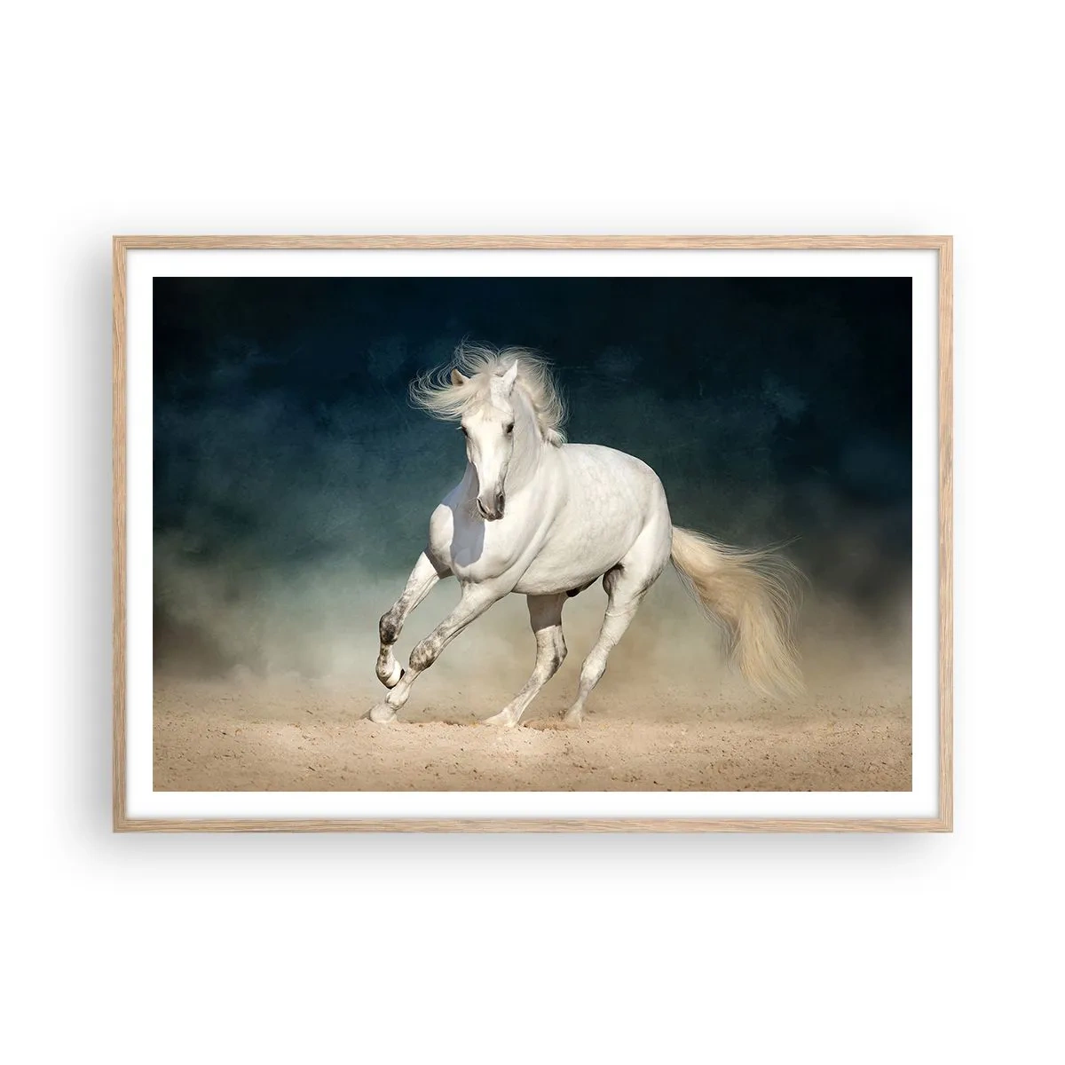 Poszter világos tölgy keretben - A szabadság tiszta állapotban - 100x70 cm