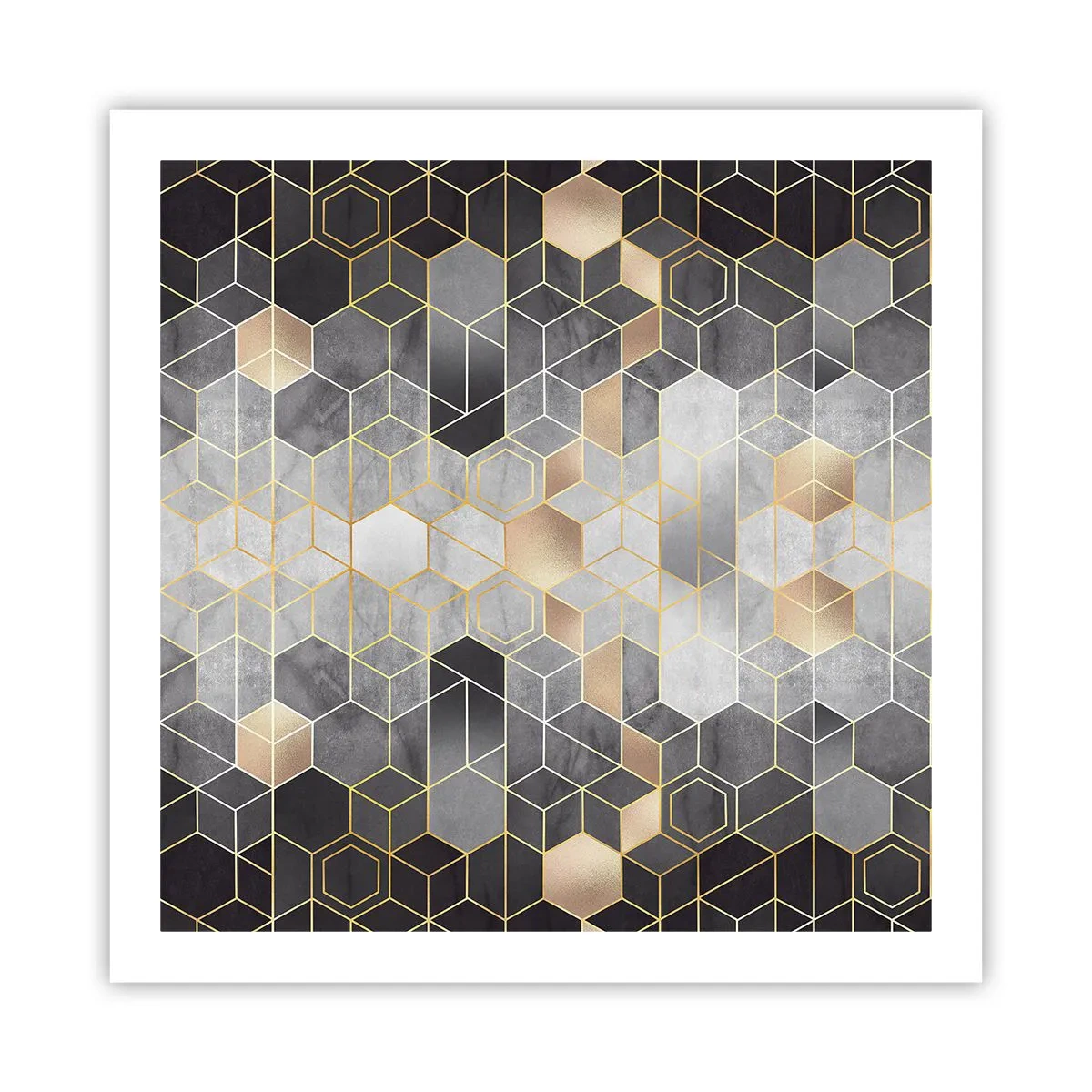 Poszter - Gyémánt kompozíció - 60x60 cm