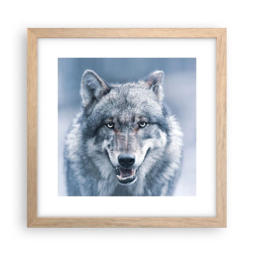 Poszter világos tölgy keretben - Vállalod a kihívást? - 30x30 cm