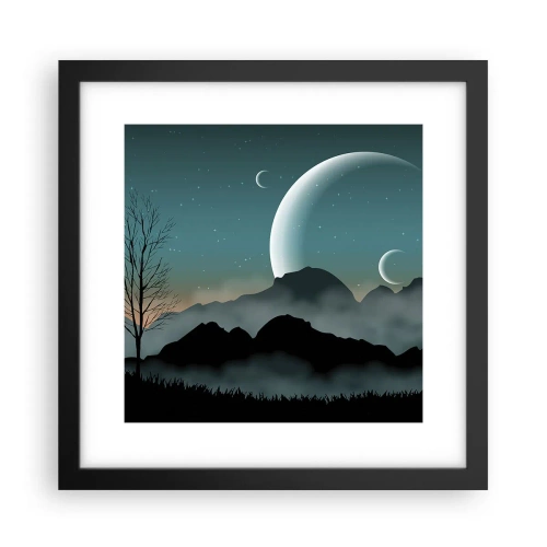 Poszter fehér keretben - Csillagos éj karneválja - 30x30 cm