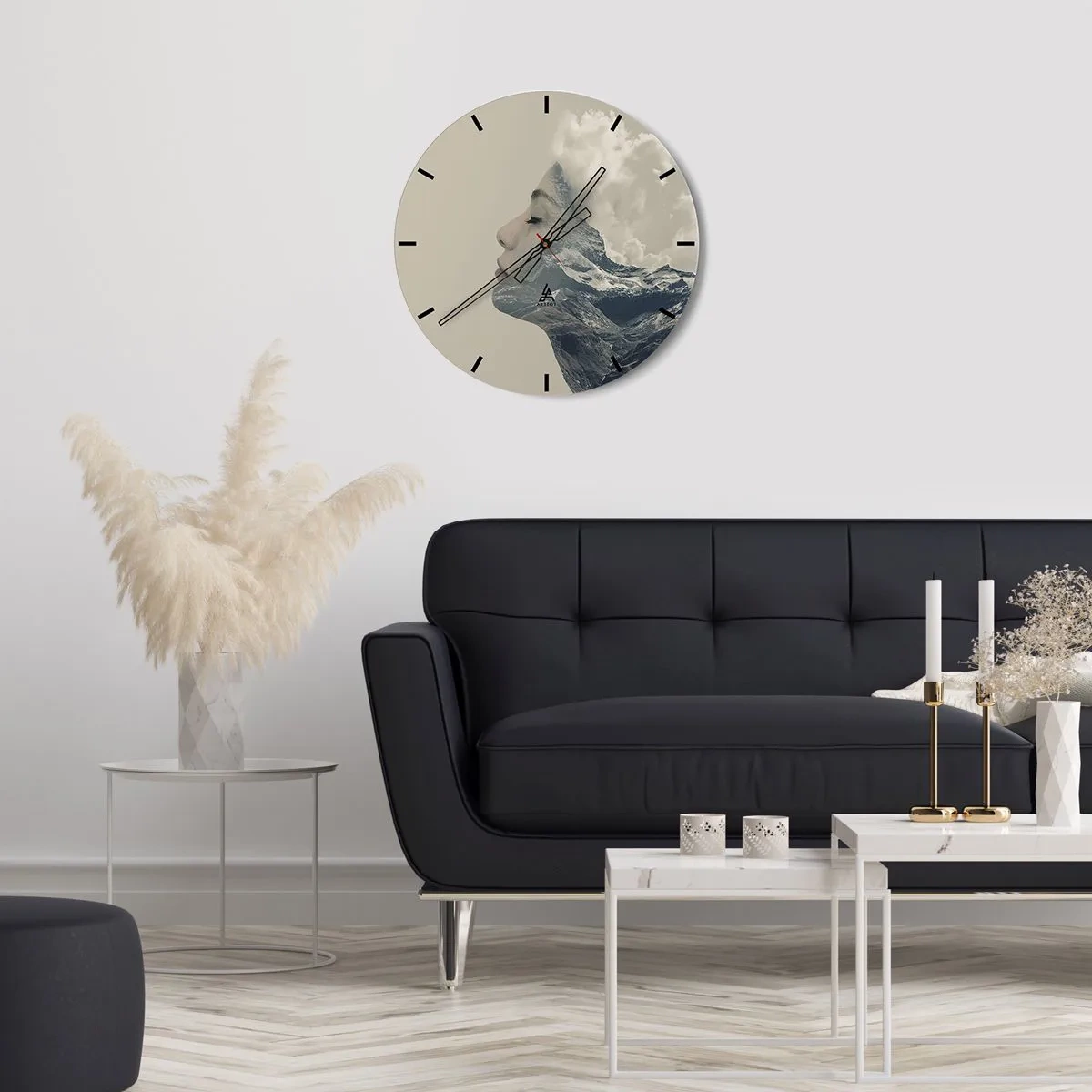 Falióra, Óra - Az elemek szépsége - 30x30 cm