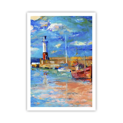 Poszter - Egy délután a szivárványos öbölben - 70x100 cm