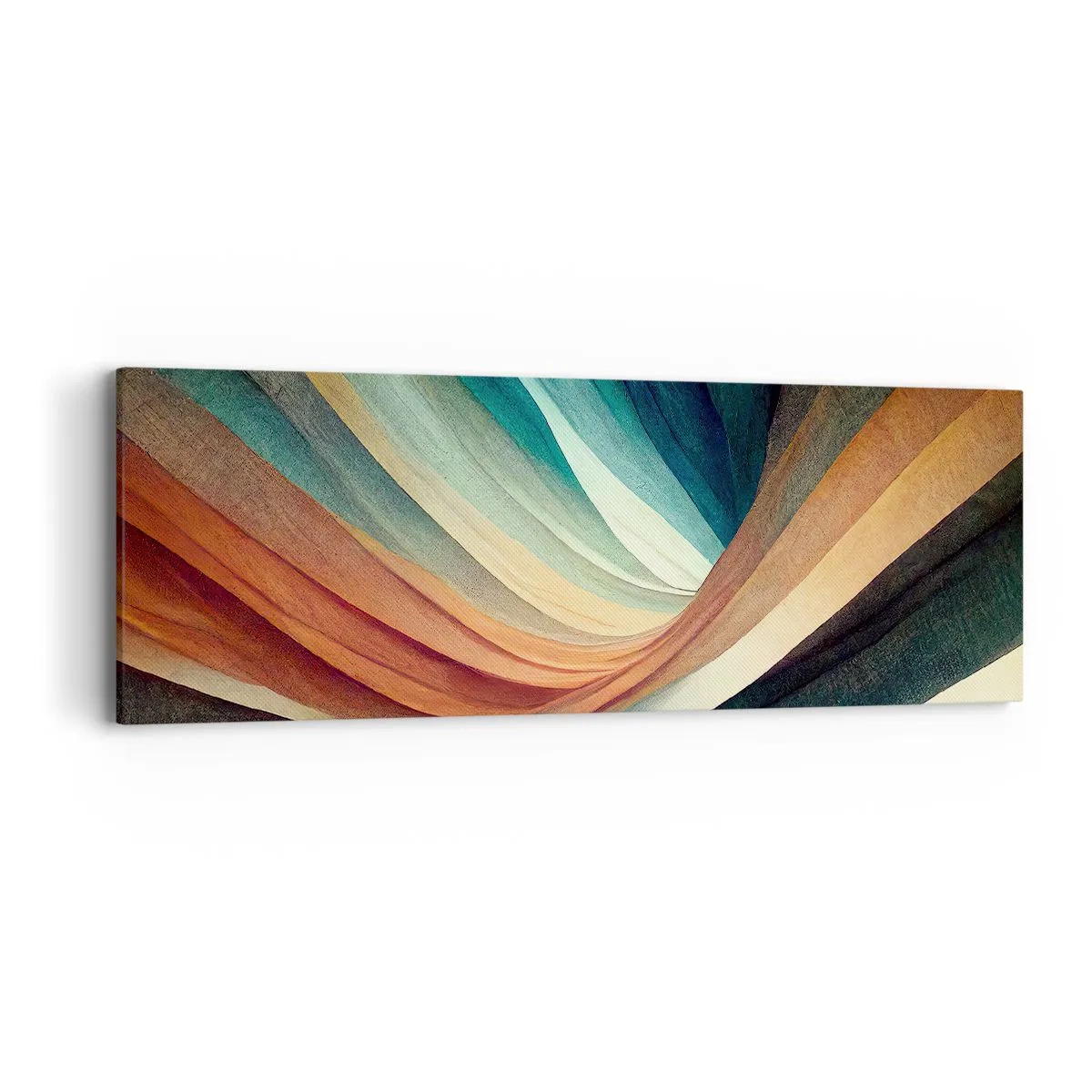 Vászonkép - Színekből szőtt - 90x30 cm