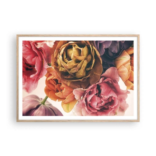 Poszter világos tölgy keretben - Az élet ünnepe - 100x70 cm